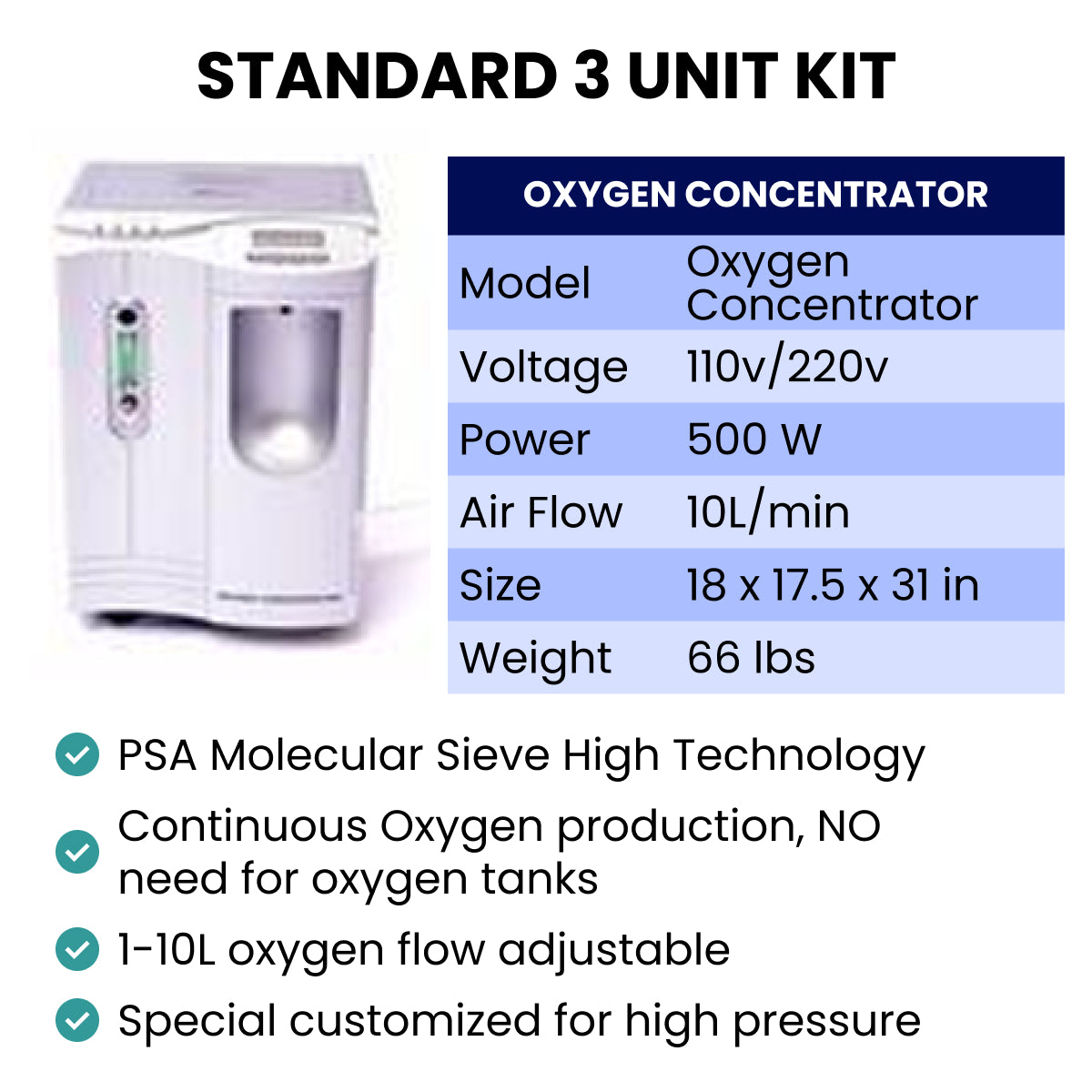 Airvida Pro90 1.5 ATA Hyperbaric Sitting Chamber