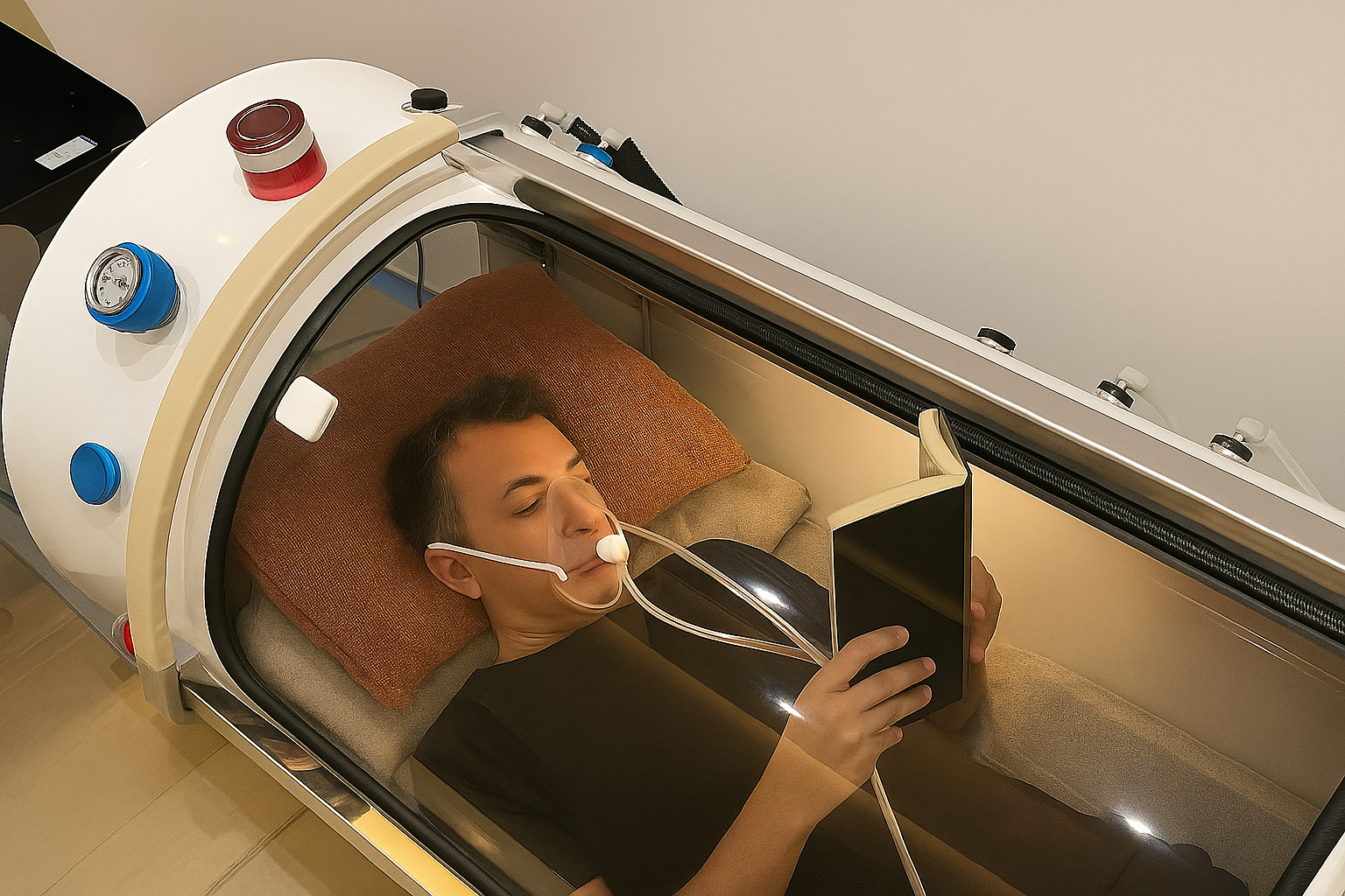 Airvida Ultra  1.3-2.0 ATA Hard Shell Lying Hyperbaric Chambers