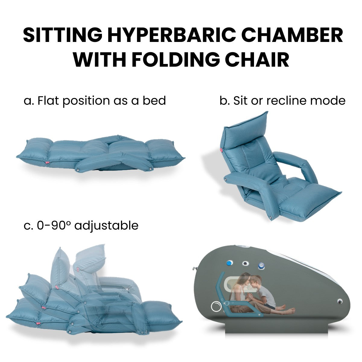 Airvida Pro90 1.5 ATA Hyperbaric Sitting Chamber