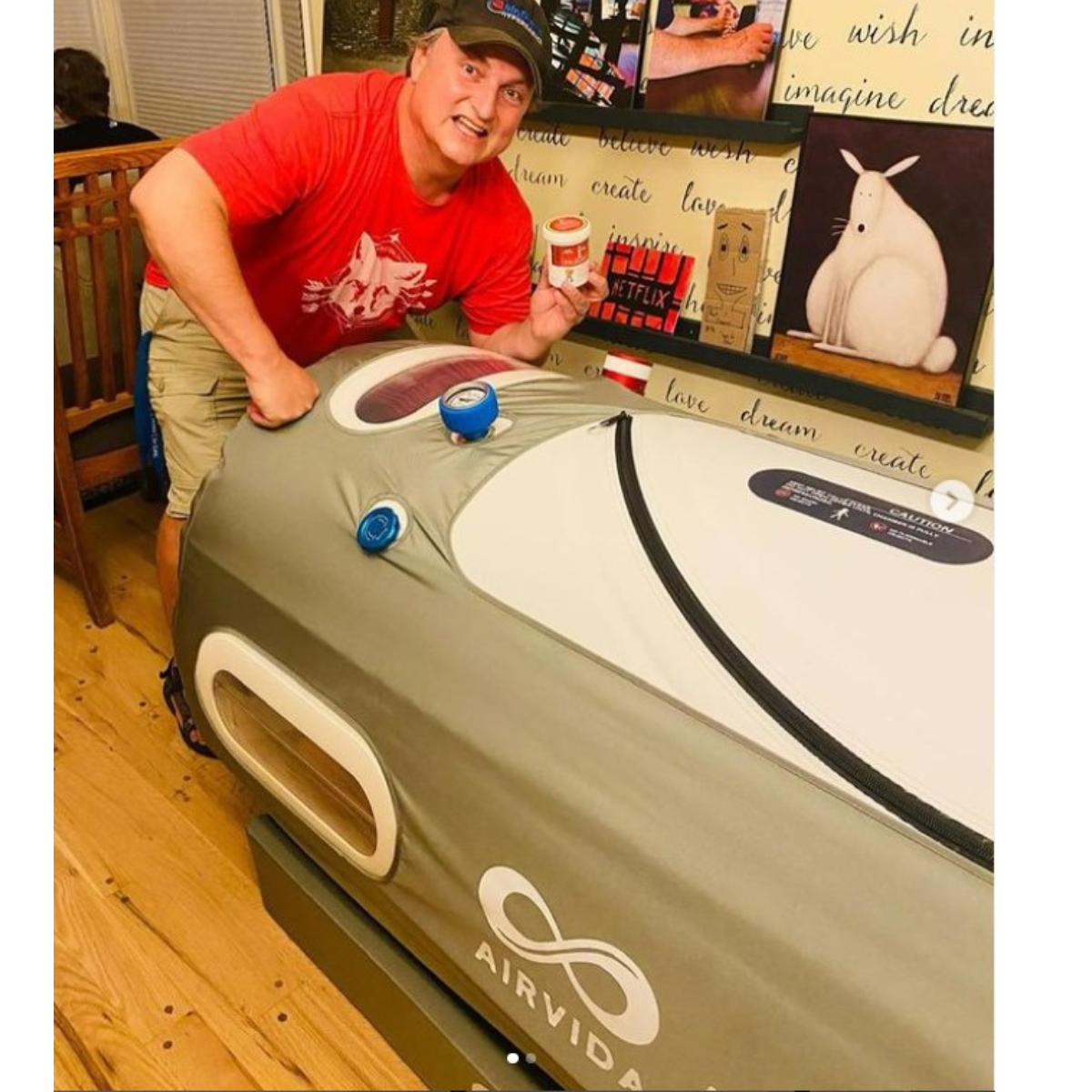 Airvida  1.5 ATA Portable Lying Hyperbaric Chamber